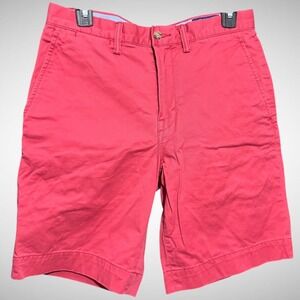 Polo Ralph Lauren Shorts Mens 30 Solid Pink Classic Chino Pre Owned